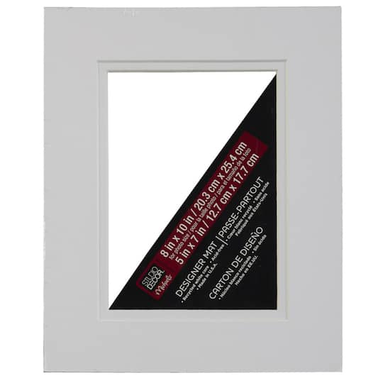 5 X 7 Pre Cut Double Mat By Studio Decor